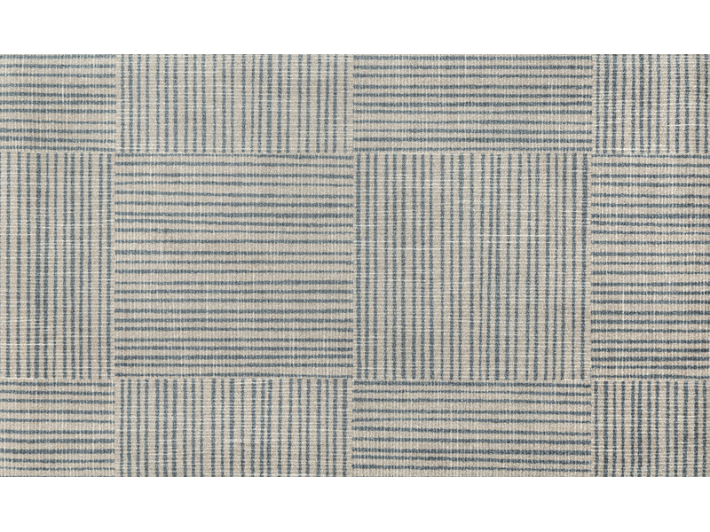 Fußmatte mit grauen und braunen Linien in rechteckigen Formen