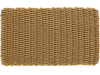 sandfarbene gewobene Fußmatte