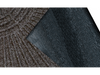 Rückenansicht der halbrunden dunkelgrauen Fußmatte