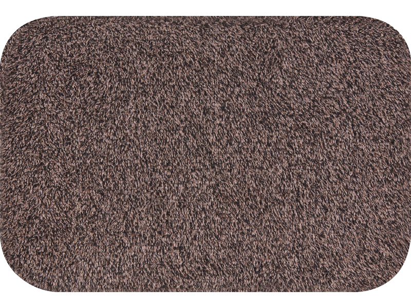 Fußmatte in Farbe Kaffee