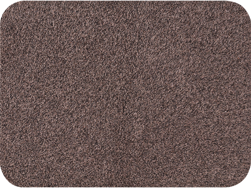 Fußmatte in Farbe Kaffee