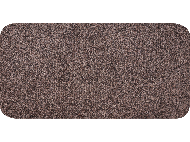 Fußmatte in Farbe Kaffee