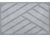 Fußmatte mit grauem Streifenmuster