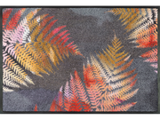 Fußmatte mit bunten Blätterfarnen