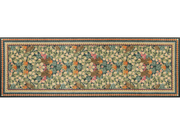 Fußmatte mit buntem floralem Muster