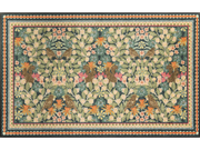 Fußmatte mit buntem floralem Muster