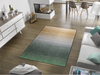 Fußmatte mit sand-grünem Farbverlauf im Wohnzimmer