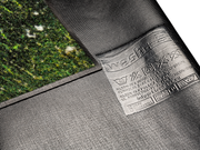 Rückenansicht der Fußmatte mit alpinem Herz-Design