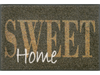 Fußmatte in braun mit Aufschrift "SWEET Home"