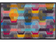 Fußmatte mit buntem geometrischem Muster
