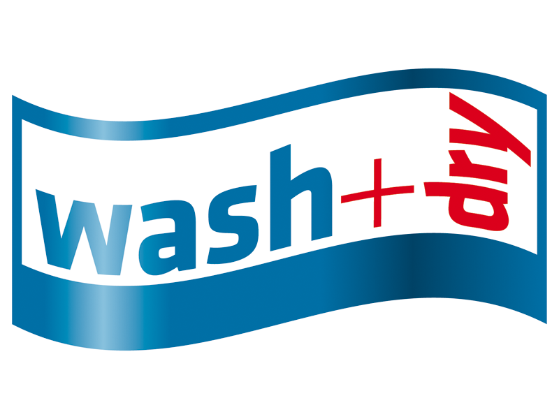 Logo "wash+dry"
