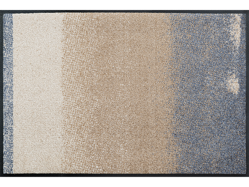 Fußmatte mit Muster in beige und grau