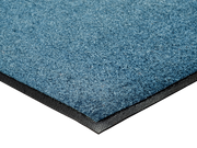 Eckansicht der Fußmatte in Blau