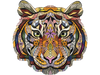 Fußmatte mit buntem Mandala-Tiger