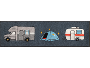Fußmatte mit Wohnwagen