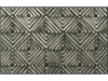 Fußmatte mit braun-grauem Rautendesign