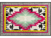 Fußmatte mit buntem Muster