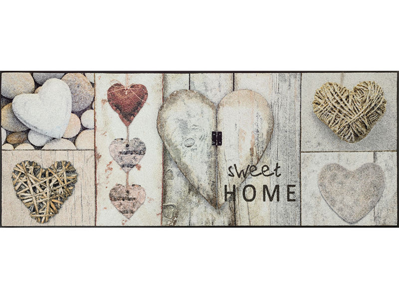 Läufer mit Herzen im Landhausstil