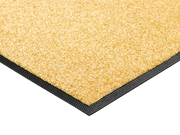 Eckansicht der Fußmatte mit einer Dackel-Familie