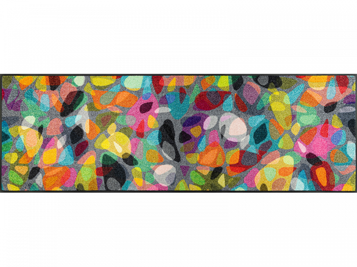 wash dry Deurmat, zondag 75 x 120 cm, kleurrijk, binnen en buiten, wasbaar wash dry Deurmat, zondag 75 x 120 cm, kleurrijk, binnen en buiten, wasbaar