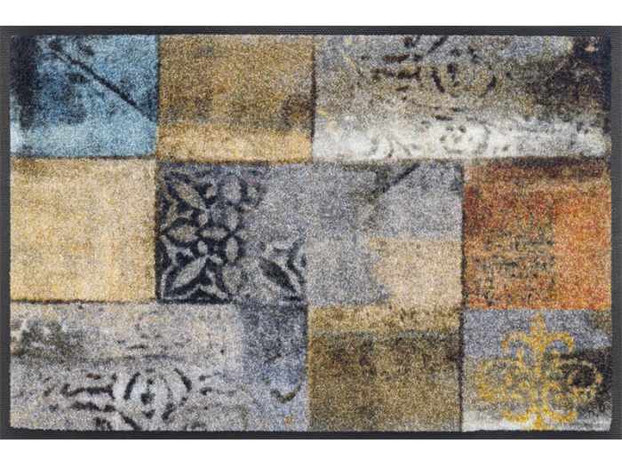 Fußmatte mit Musterung im Vintage-Stil
